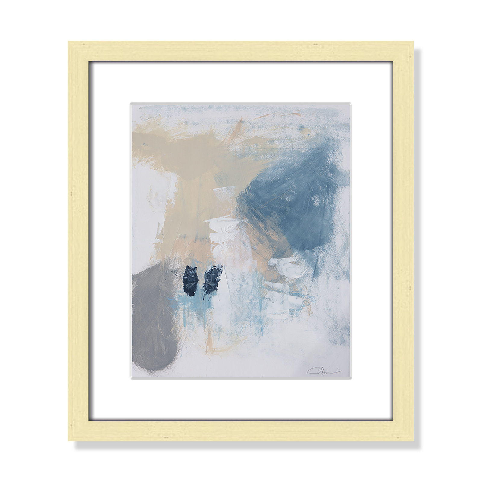 Coastal Carnival II Print by Casa Fine Arts, White, 15" H x 13" W x 1.25" D, Gold Single Picture Framed Paper
