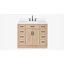 Tidworth 42' Solid Wood Single Bathroom Vanity with 1.5' White Quartz Top-2053305211-2075730161