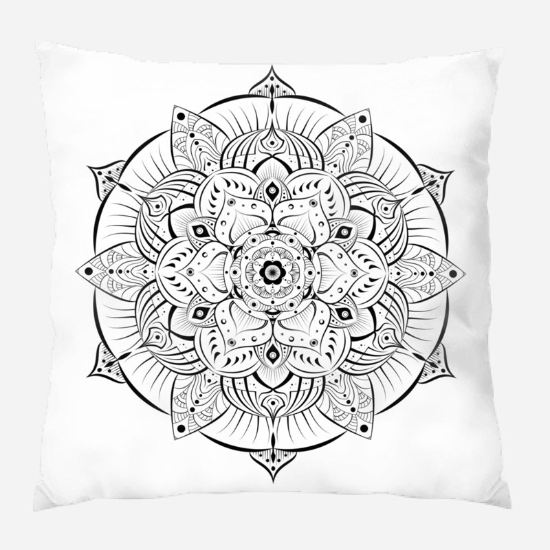 Floral Microsuede Reversible Throw Pillow