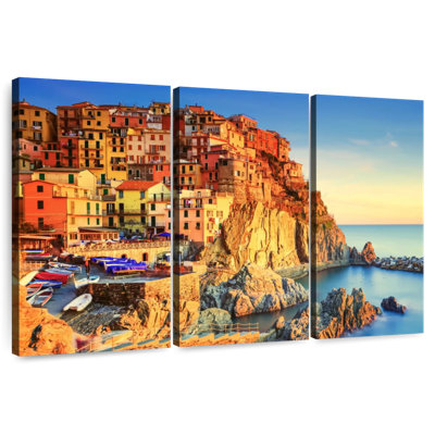 Gillard Manarola Village Cliff