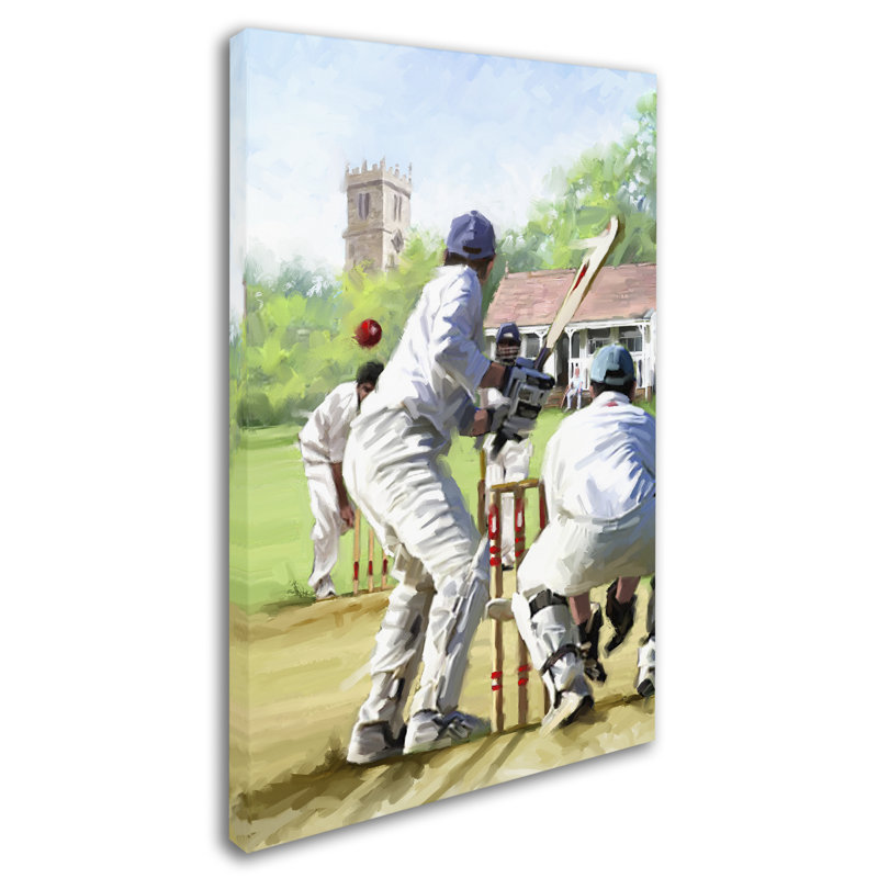 Armand, «Cricket joueurs», reproduction sur toile, H 19 po x l 12 po x P 2 po