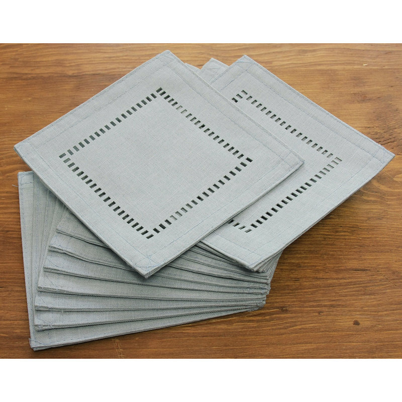 Melrose Square Coasters, Teal