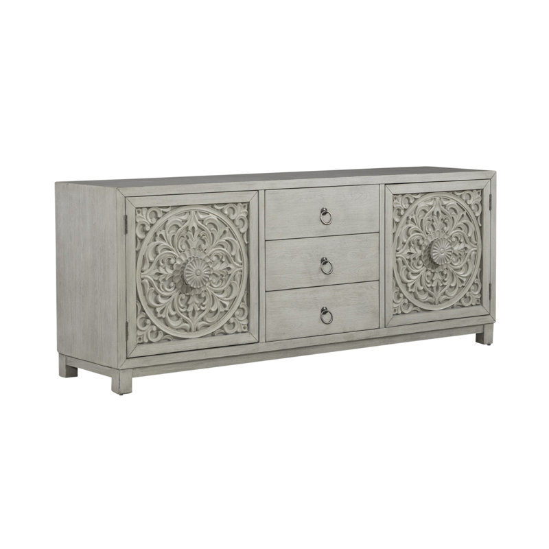 Buffet décoratif Noran, H 29 po x l 72 po x P 18 po