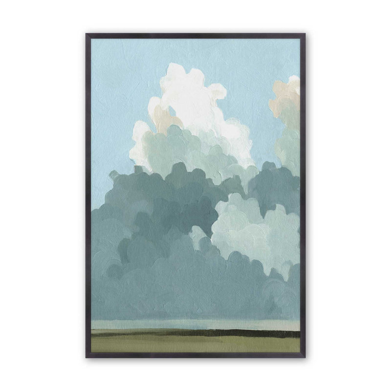 Tranquil Overgrowth I, Encadrement ouvert, zinc vieilli, H 17,25 po x l 13,25 po
