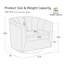 Fauteuil demi-tonneau pivotant moderne Wolle-2079918919-2079918912
