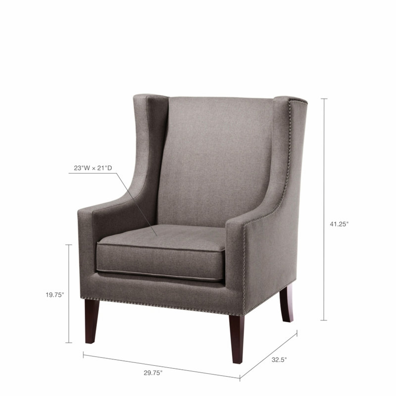 Chaise, capacité de poids de 300 lb, Gris foncé