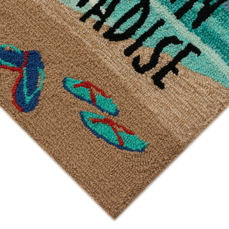Sandhurst No Pattern And Not Solid Color Polyester Kitchen Mat, Runner 2' x 5'