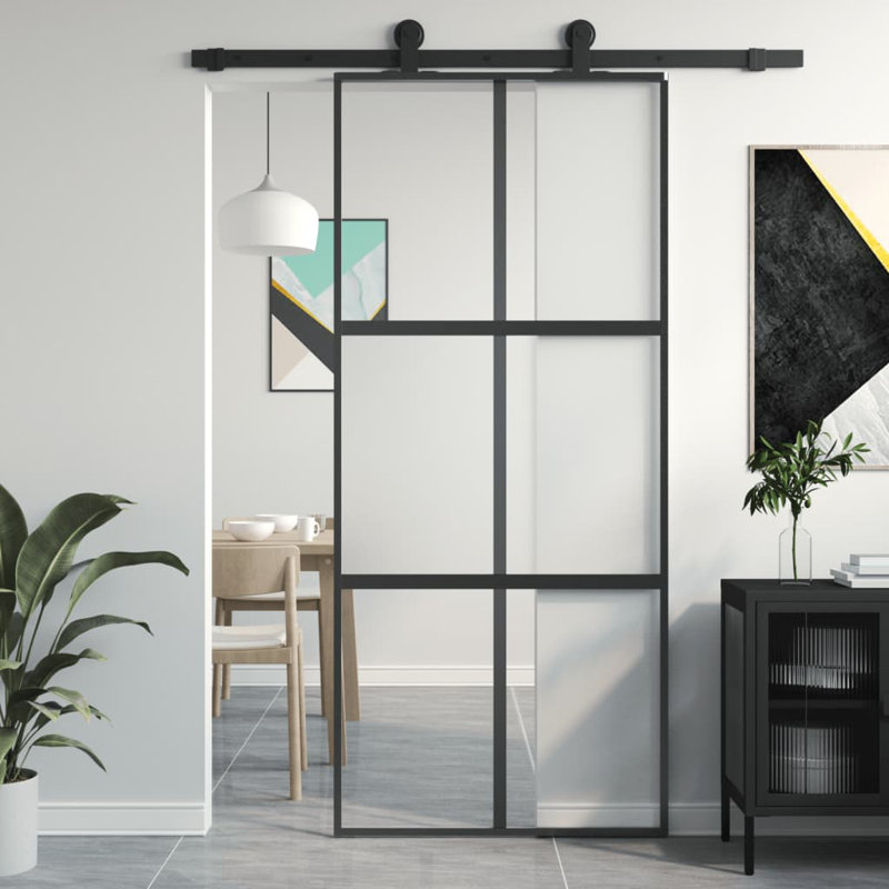 Admore Glass Sliding Doors, 205cm H x 90cm W