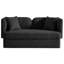 Causeuse en tissu Marcel Boucle-78550353