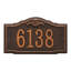 Plaque d'adresse murale 1 ligne personnalisée Gatewood-1389978737-1389978751