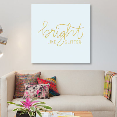 « you lueur fille i », impression sur toile