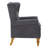 Wingback Accent Chair with Coffee Table-940919692