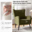 Fauteuil à oreilles transitionnel en chenille l 29,25 po Desilva-131101676