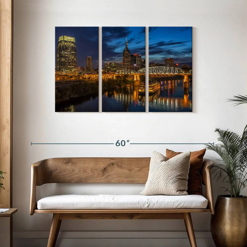 Rorry Nashville Night, 28" H x 45" W