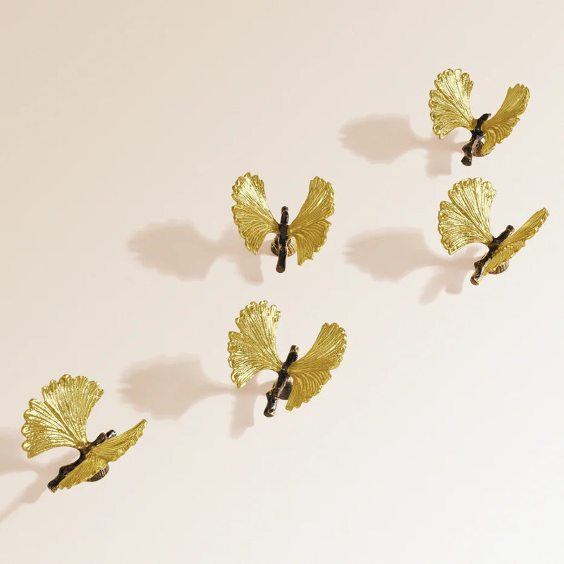 Butterfly Ginkgo 2" Length Knob