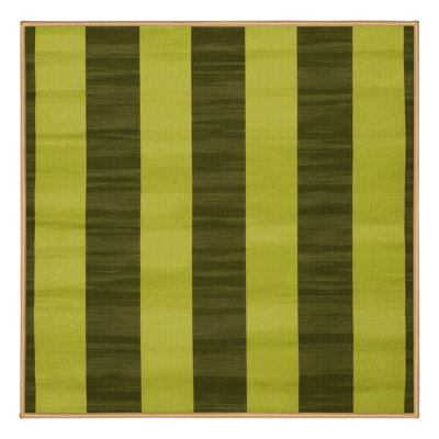 Tapis brun à carreaux lavable à la machine