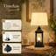 Lampe de table à commande tactile à 3 intensités avec ports USB + A (4 ampoules à DEL incluses)-1627623999-1627623992