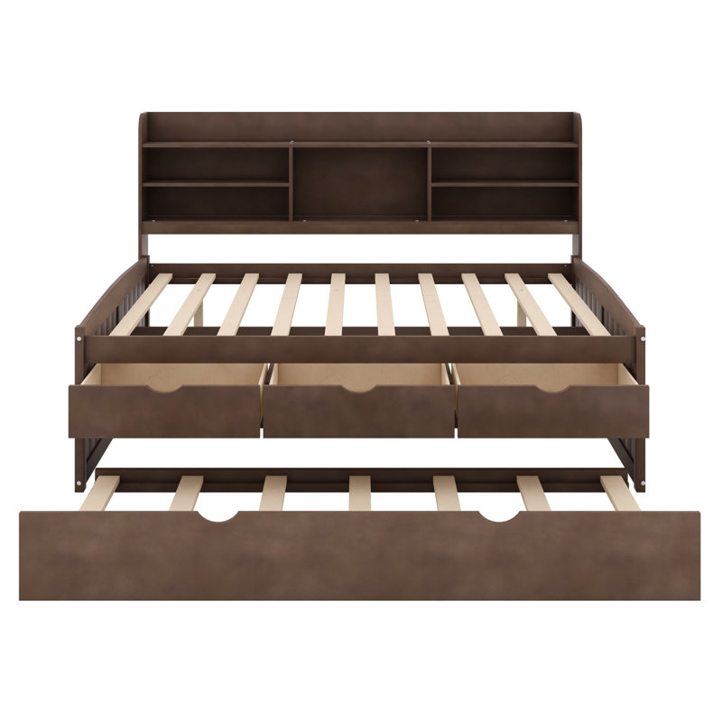 Bed, Brun antique