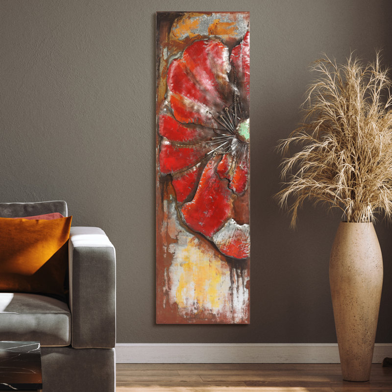 Handmade Plants & Flowers Wall Decor on Metal