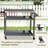 3-Shelf Outdoor Grill Table, Grill Cart Outdoor With Wheels, Pizza Oven And Food Prep Table, Blackstone Table With Stainless Steel Tabletop, Grill Stand For Blackstone Griddle For Outside BBQ