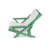 Pinecrest Fully Assembled All-Weather Outdoor Folding Lounge Chair and Table 3 Piece Set-2004598438