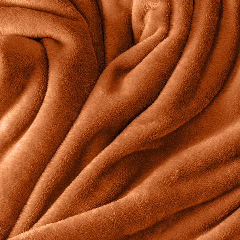 Couverture polaire Bare Home, Terre de Sienne, Double / grand