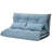 Budapest 43.3'' Upholstered Futon Chair-983972469