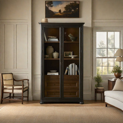 American Retro Light Luxury Style Bookcase