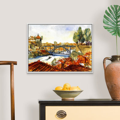Reproduction d’art sur toile, "ponte Luis I Bridge Porto, Portugal" par Eleanor Doughty-reproduction d’art sur toile