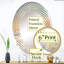Miroir mural Beige Golden Beach Sunset Paradise, nautique et côtier - Beige et Golden Beach Sunset Paradise-95185539