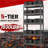 Tevis 60" H x 27.5" W x 12" D 5 Tiers Boltless Adjustable Storage Shelf Goods Rack-1090805074