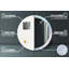 Huldar Glass Flat Wall Mirror