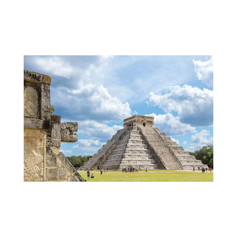 Chichen Itza Ruins, Mexico by Matteo Colombo - Wrapped Canvas Print, 20.32 cm H x 30.48 cm W