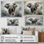 «Elephant Symphony Stampede», reproduction sur toile-1457613582-1457613581