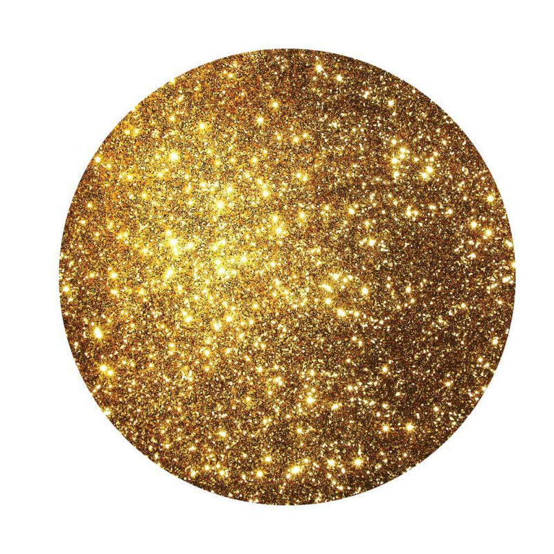 Weather Resistant and UV Resistant Plastic Birthday Decoration, Gold