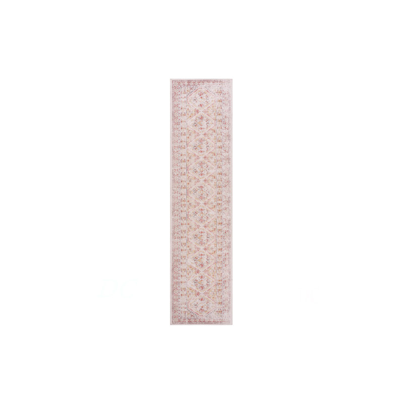 2'6''X10' Beige Runner, Washable Rug, Low-Pile, Non-Slip, Non-Shedding, Foldable, Kid & Pet Friendly - Area Rugs For Living Room, Bedroom, Kitchen, Dining Room Rug - (2'6''X10')
