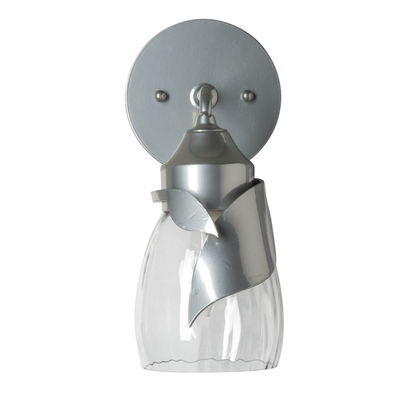 Lapas 1 - Light Dimmable Bath Sconce, Water Clear, Sterling