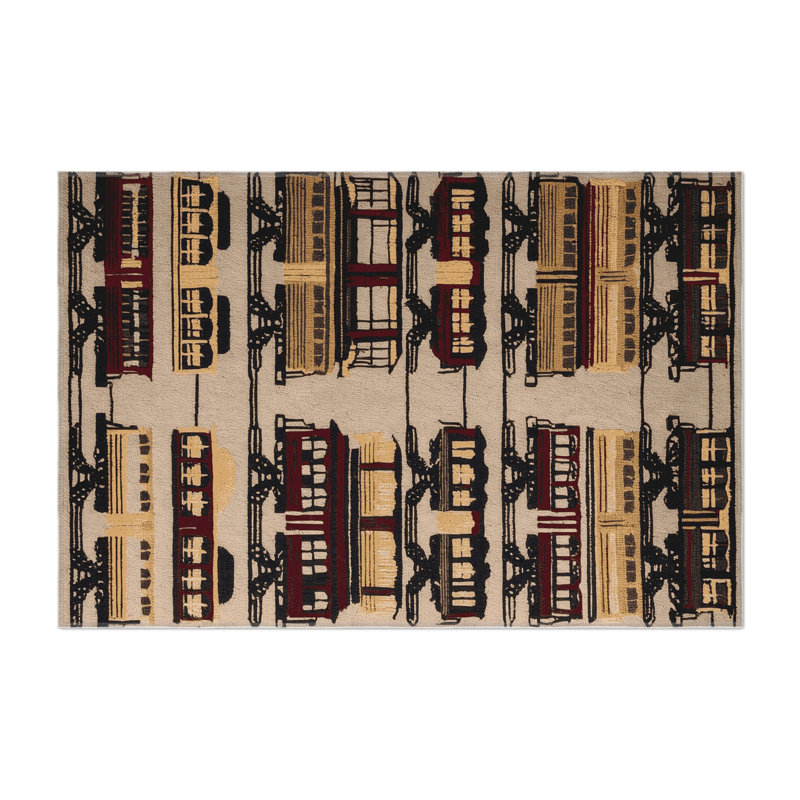 Tapis intérieur et extérieur brun Transport, Rectangle 4pi x 6 pi