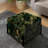 Victorian Garden Scenes Victorian Pattern - Botanical Square Ottoman