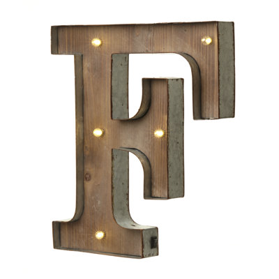 Della Text & Numbers Letter Block