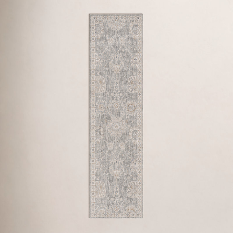 Tapis oriental Conlan, Tapis de couloir 2 pi 6 po x 10 pi