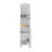 Attica 80" High Double Cabinet Kitchen Pantry , Storage Cabinet, Six Spice Cubbies And Four Shelves For Kitchen, Garage White