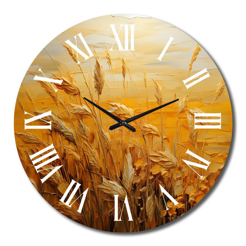 Kamouri - Horloge murale paysage abstrait, Grand