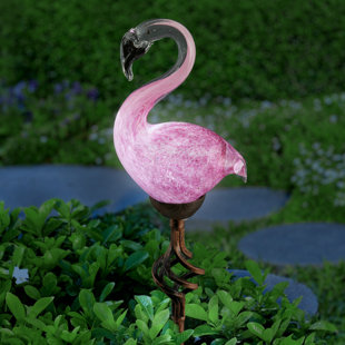 Pink Flamingo Solar Light