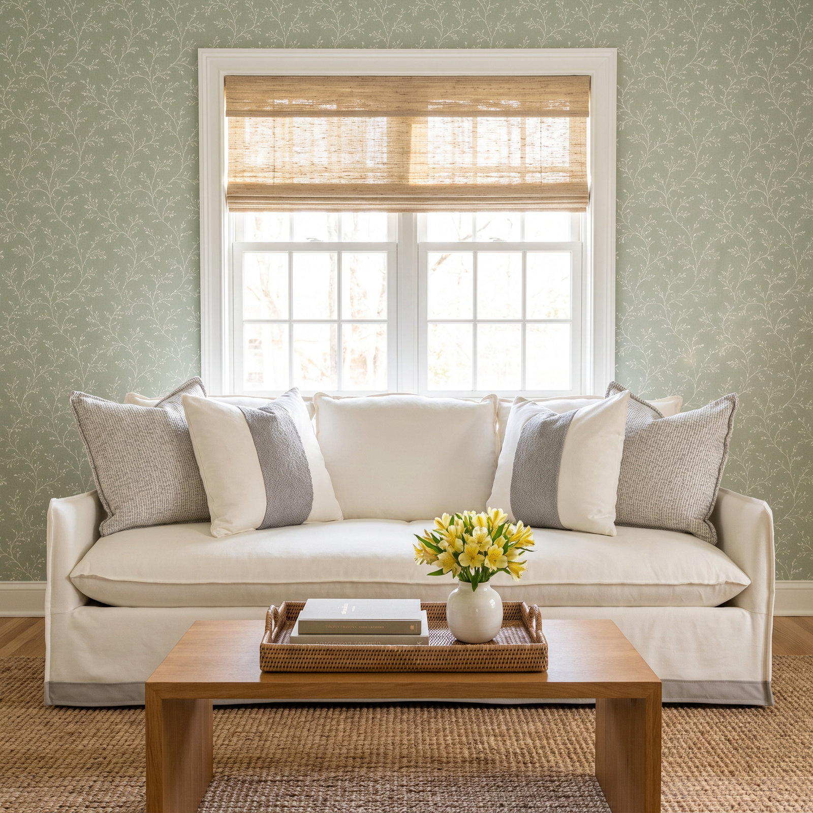 Morissette 90" Square Arm Sofa