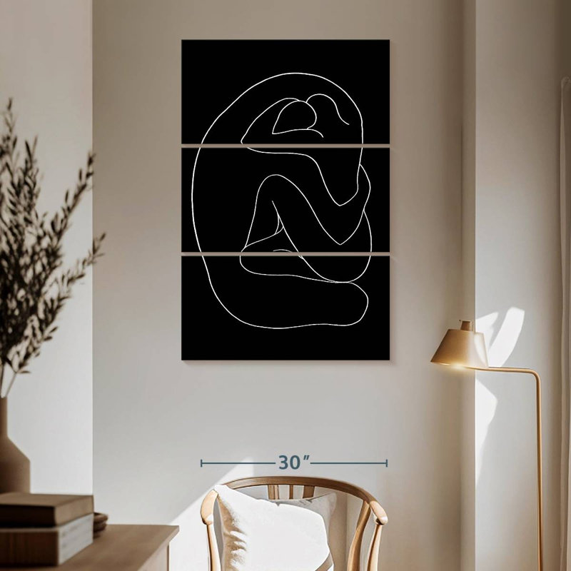 Leisha Inseparables, 65" H x 42" W