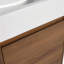 Meuble-lavabo autoportant de 18 pouces avec lavabo simple, portes à fermeture douce, convient aux petites salles de bain
