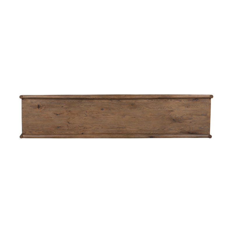 Glenview 9 Drawer Dresser - Weathered Oak, Brown