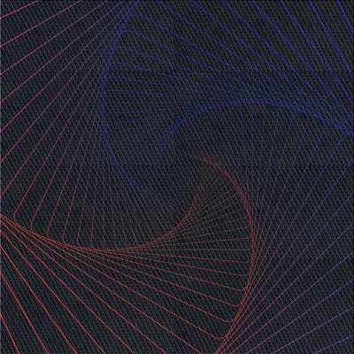 Tapis bleu/blanc à motifs