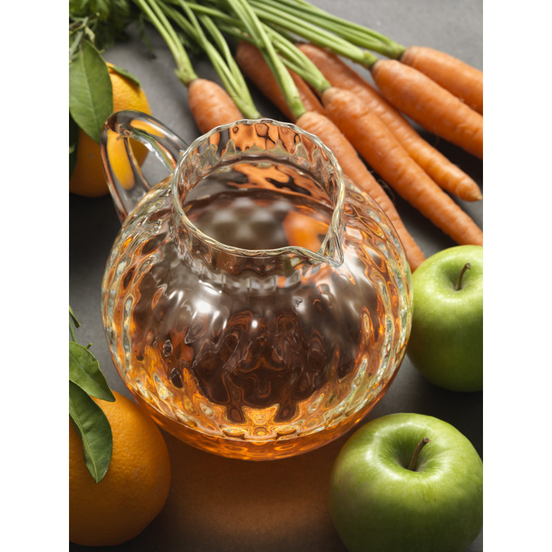 Glu-ball Glass Pitcher, Optic Blue
